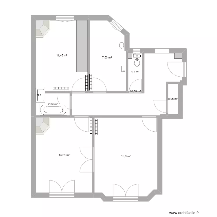 Xavier Paris. Plan de 