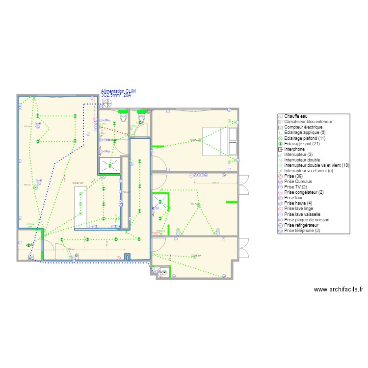 Fred pastorelli V1 PLAN ELECTRICTE SEUL. Plan de 0 pièce et 0 m2