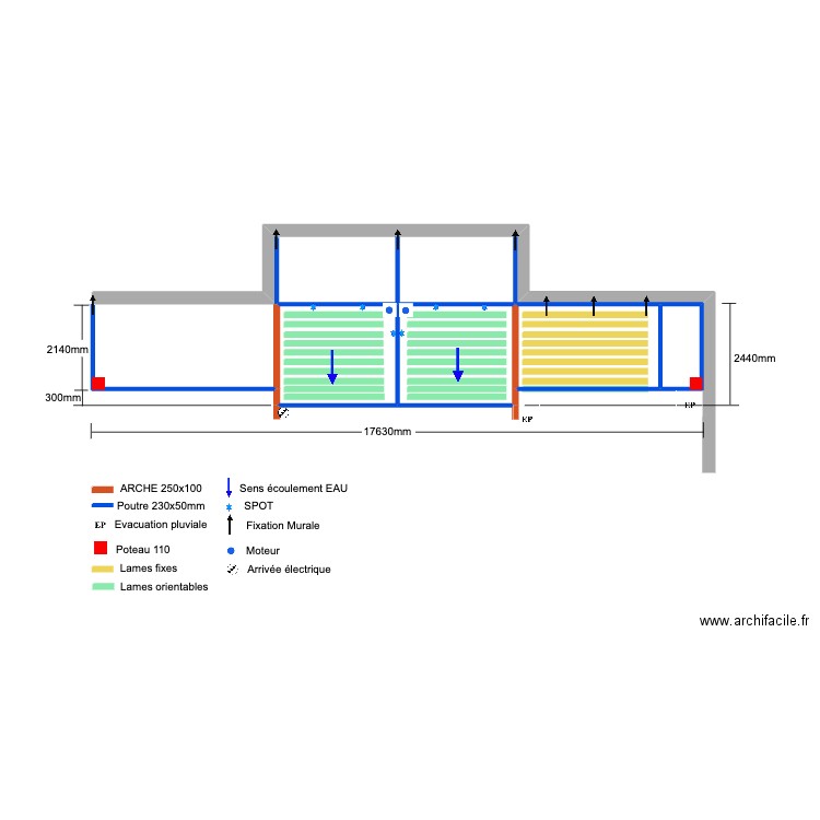 LINO Almancil. Plan de 4 pièces et 19 m2