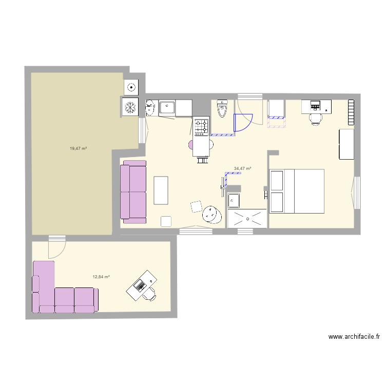 Valrose. Plan de 0 pièce et 0 m2