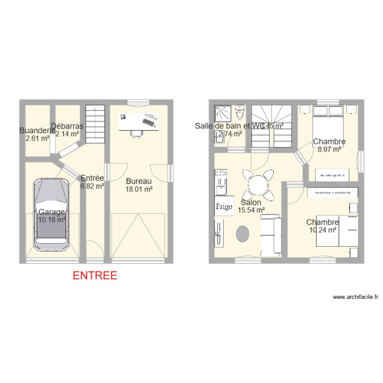 HAYON. Plan de 0 pièce et 0 m2