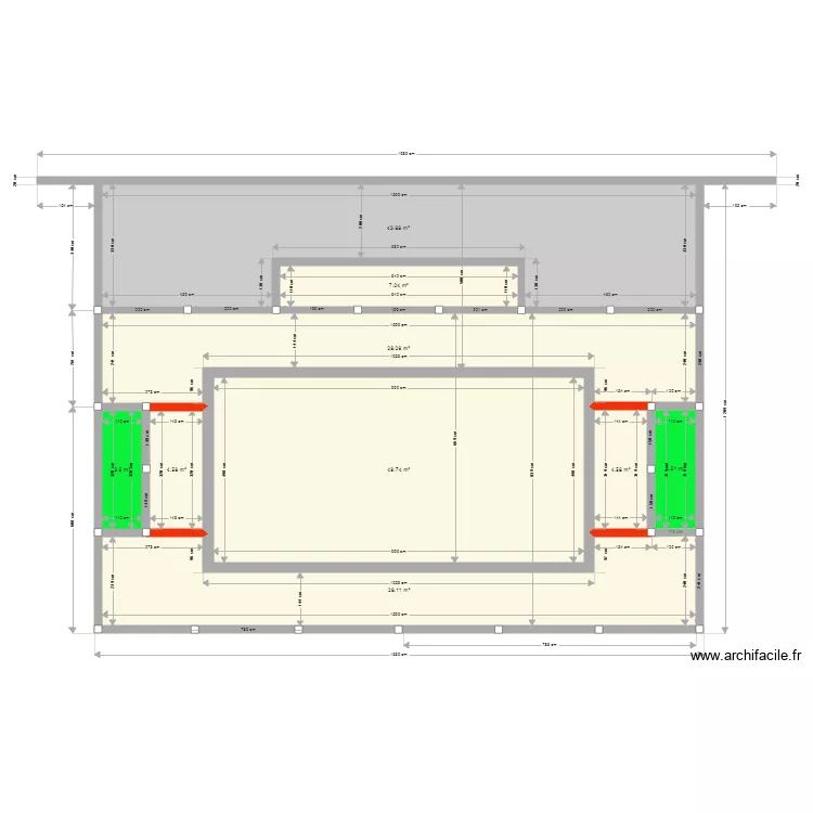 PISCINE TER. Plan de 