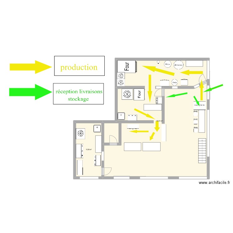 les 3V. Plan de 0 pièce et 0 m2