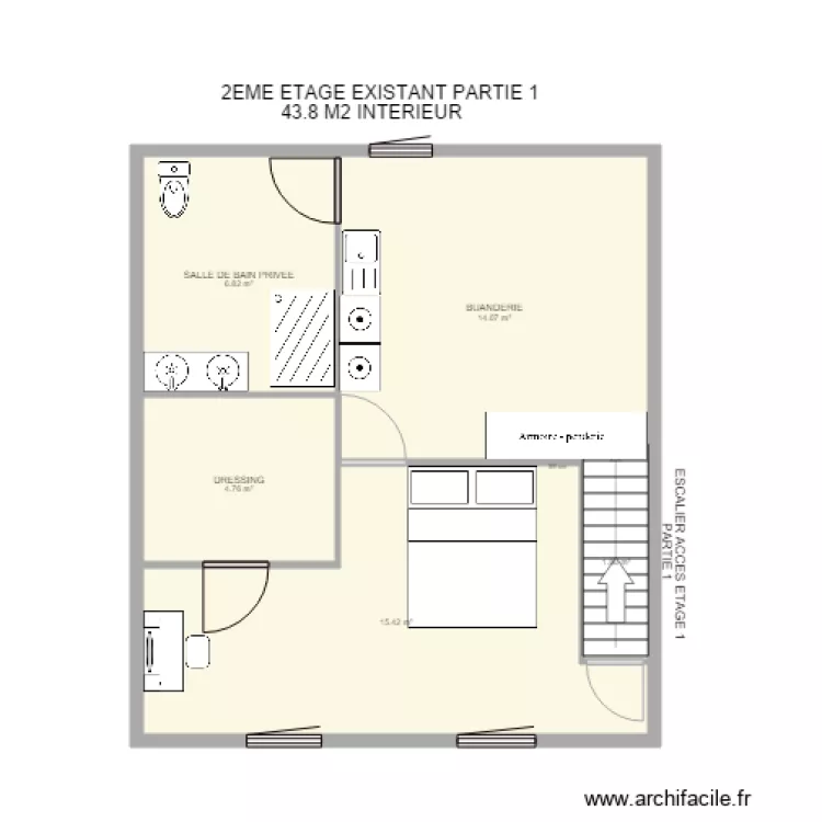 2EME ETAGE PARTIE1. Plan de 2EME ETAGE PARTIE1. Plan de
