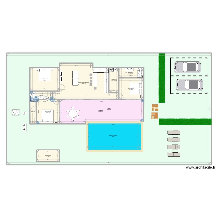 plan . Plan de 12 pièces et 698 m2