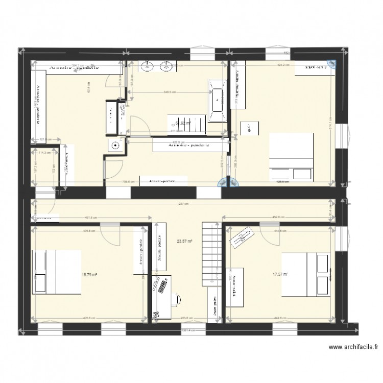 étage 17 mars 2017. Plan de 0 pièce et 0 m2