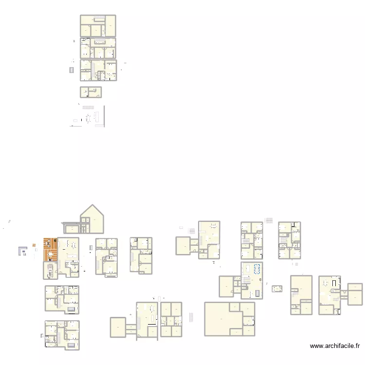 2e &eacute;tage tremblant. Plan de 