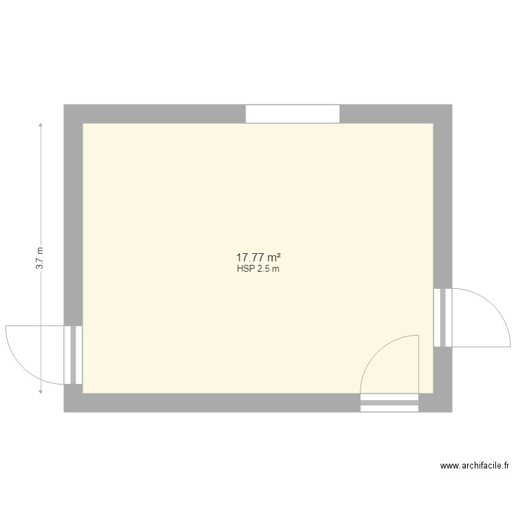 bureau. Plan de 0 pièce et 0 m2