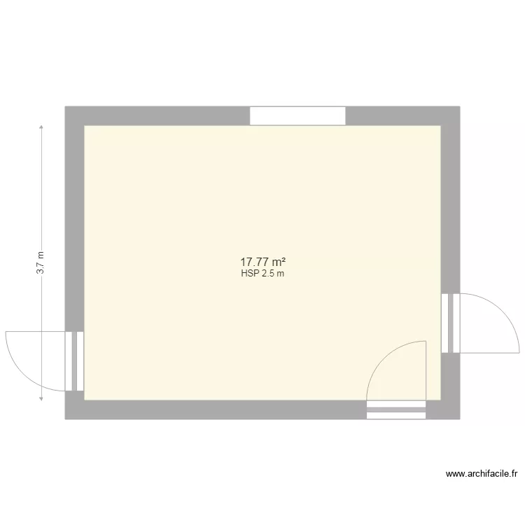 bureau. Plan de 