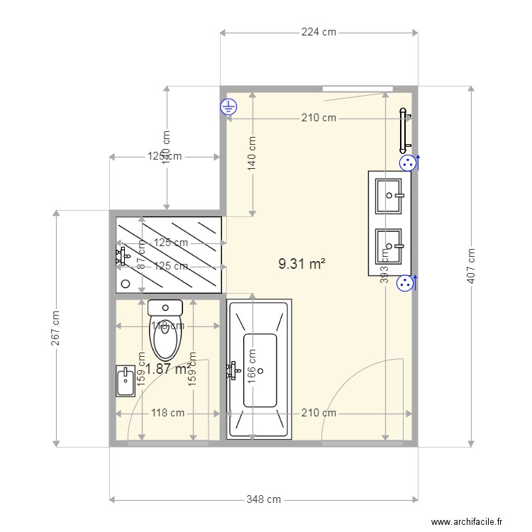 SdBWC. Plan de 0 pièce et 0 m2