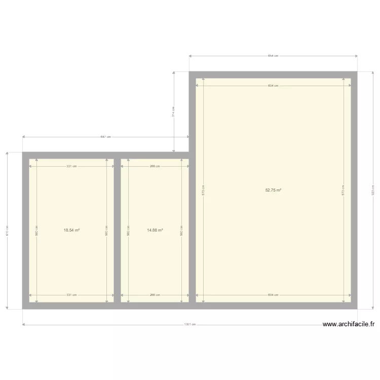 Maison Servon sur Vilaine. Plan de 