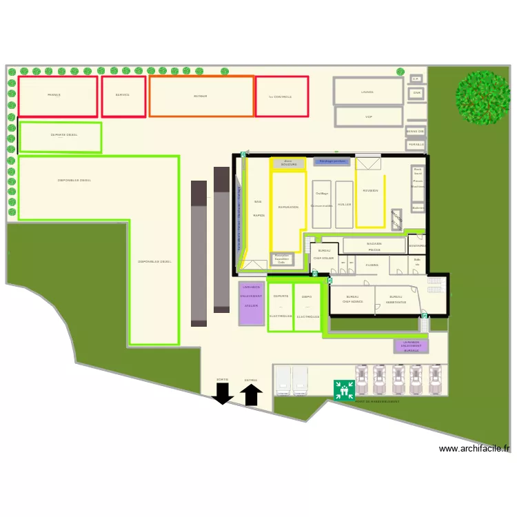 BORDEAUX sept 2020. Plan de 