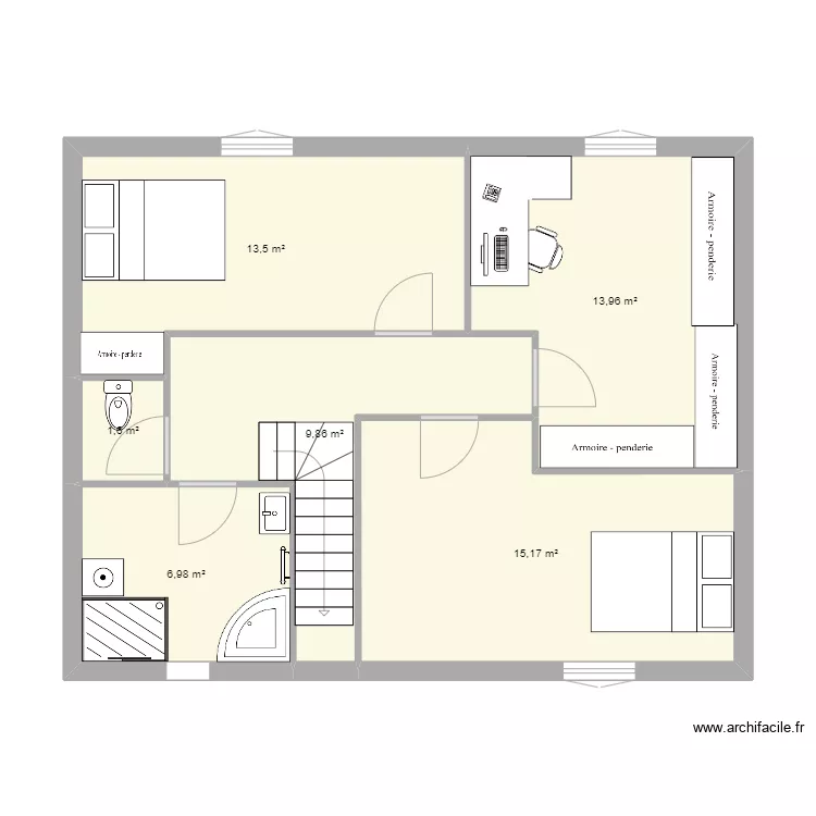 MAISON 1 ETAGE. Plan de 
