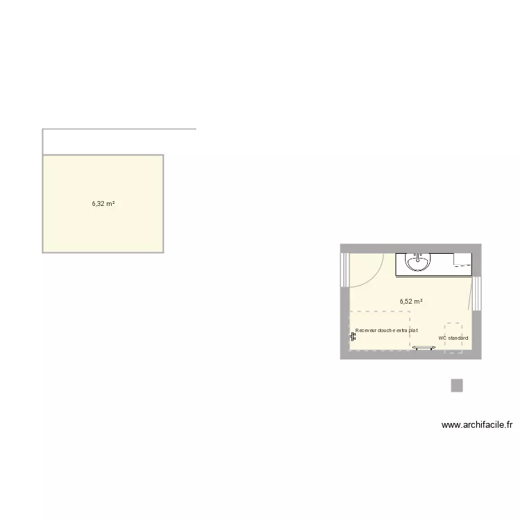 Salle de bain 2. Plan de Salle de bain 2. Plan de