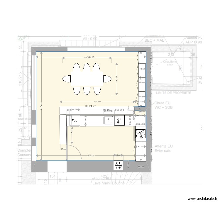 cuisine filolie 1. Plan de 0 pièce et 0 m2