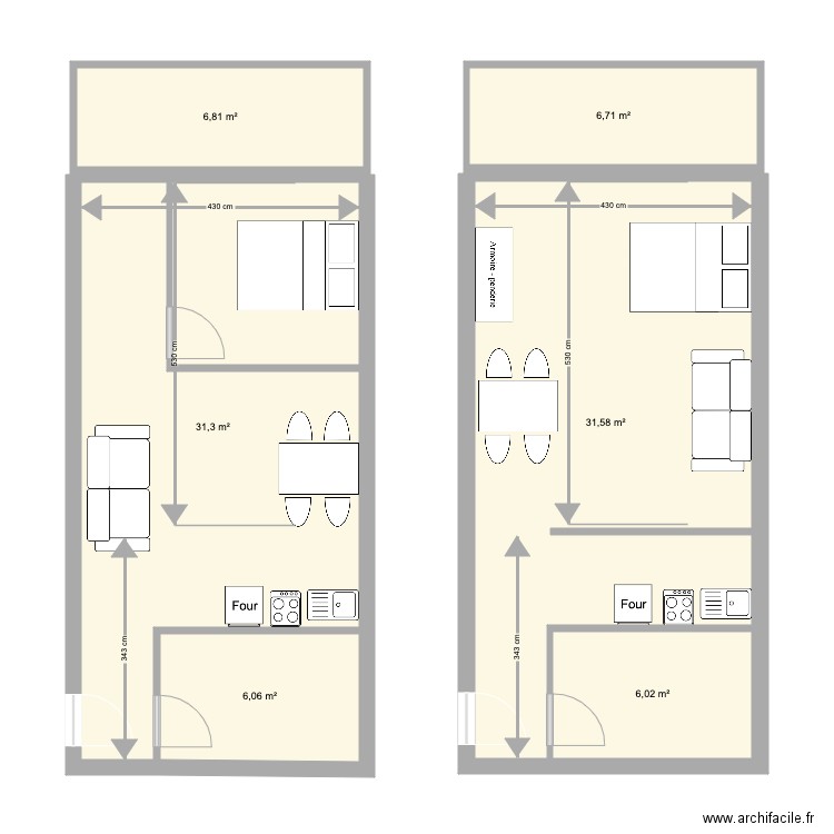 Anémone. Plan de 0 pièce et 0 m2