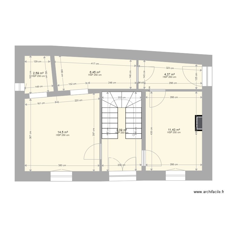 Malaucene RDC existant. Plan de 0 pièce et 0 m2