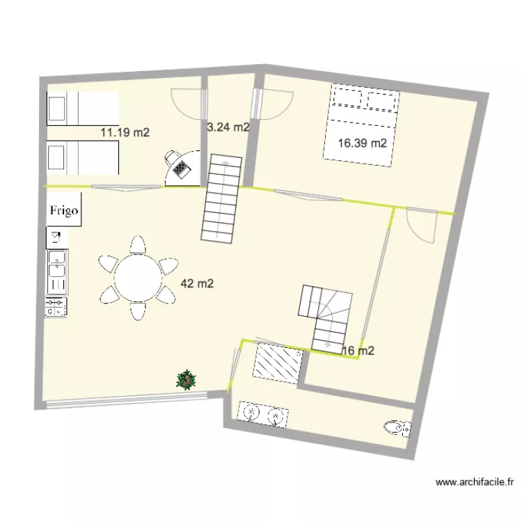 Loft 40 v2 haut. Plan de 