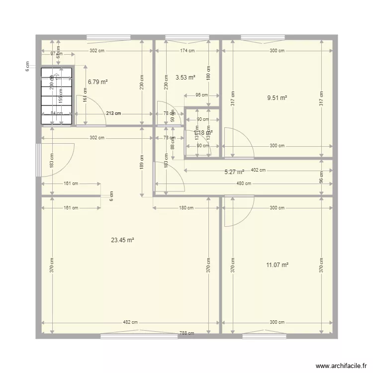maison beynes. Plan de 