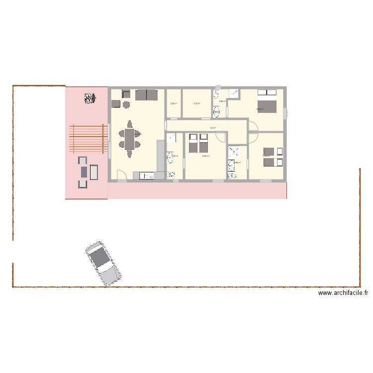 G2536. Plan de 0 pièce et 0 m2