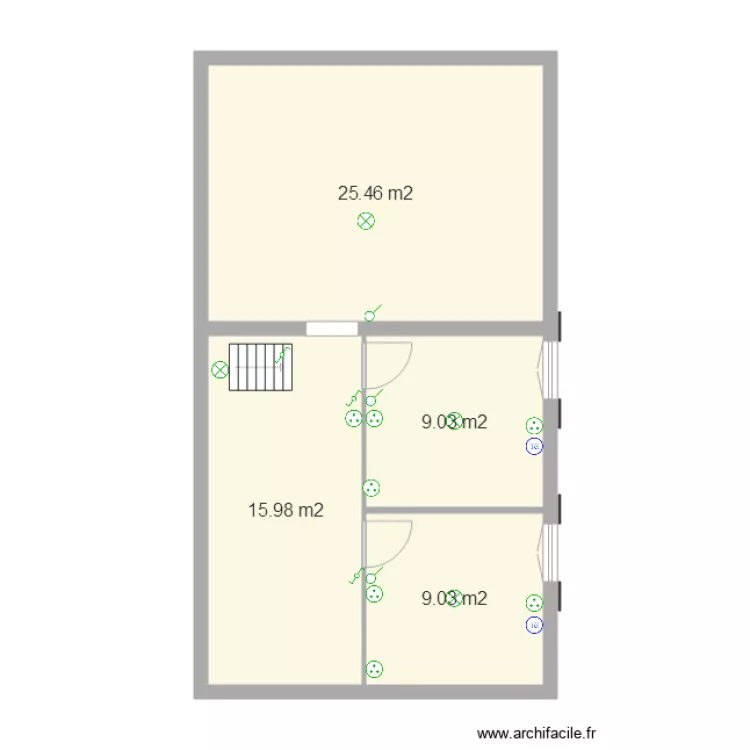 REVERS ETAGE. Plan de REVERS ETAGE. Plan de