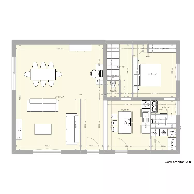 DRAPEAU MERLET. Plan de 
