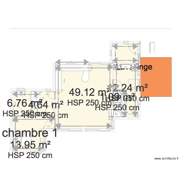 virginie projet 44444. Plan de 0 pièce et 0 m2