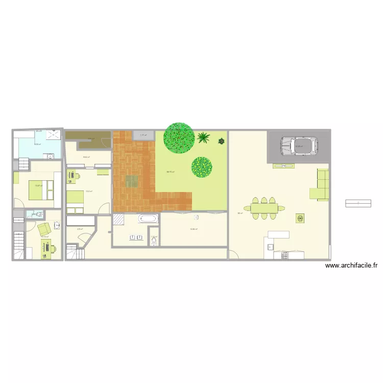 Maison LJost ext2. Plan de 