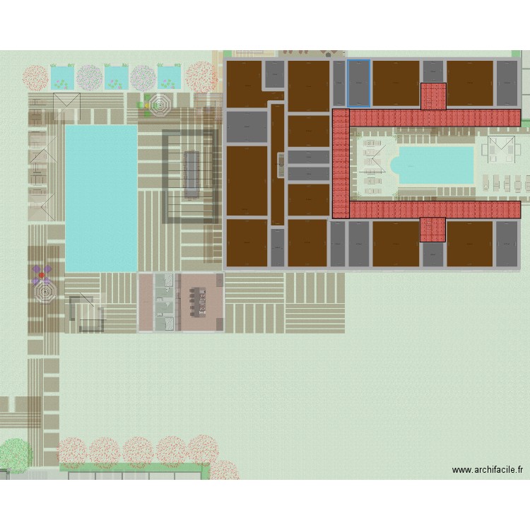 poty. Plan de 0 pièce et 0 m2