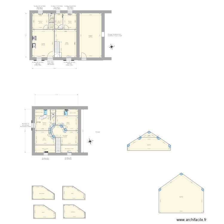 FREY Frédérique. Plan de 0 pièce et 0 m2