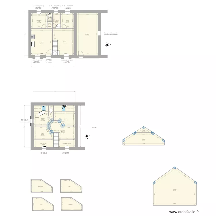 FREY Fr&eacute;d&eacute;rique. Plan de 