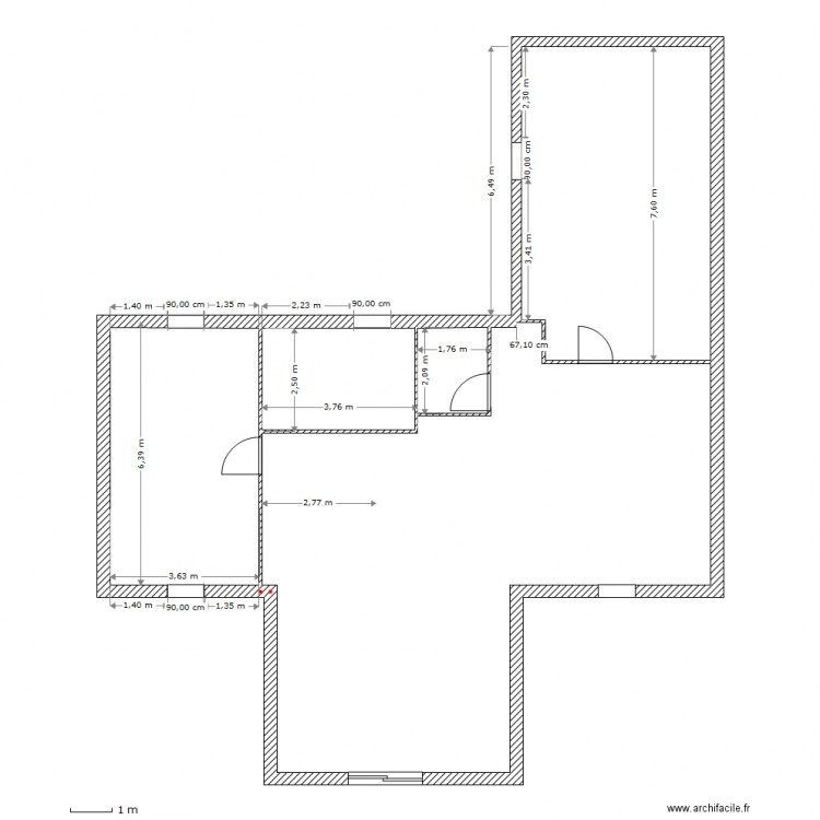 etage1. Plan de 0 pièce et 0 m2