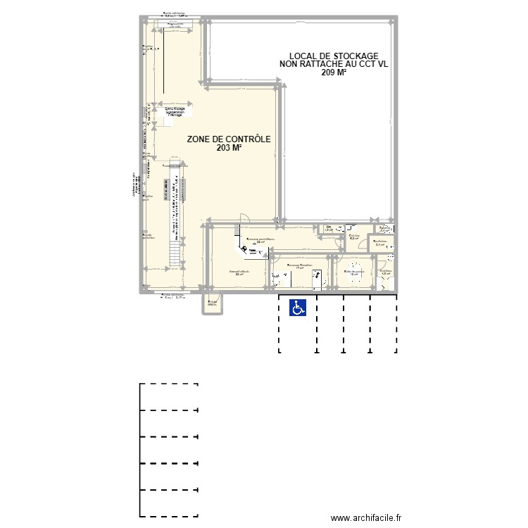 CCT VL MCT MARQUISE. Plan de 11 pièces et 505 m2