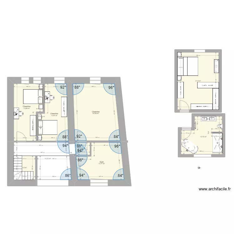 Etage 1 phil eme. Plan de 