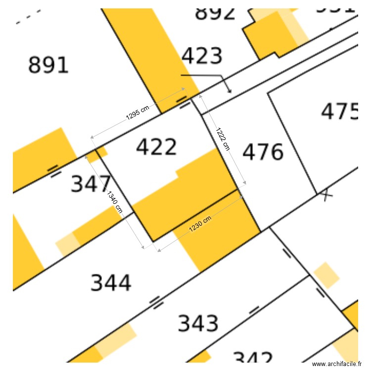 pornic. Plan de 0 pièce et 0 m2