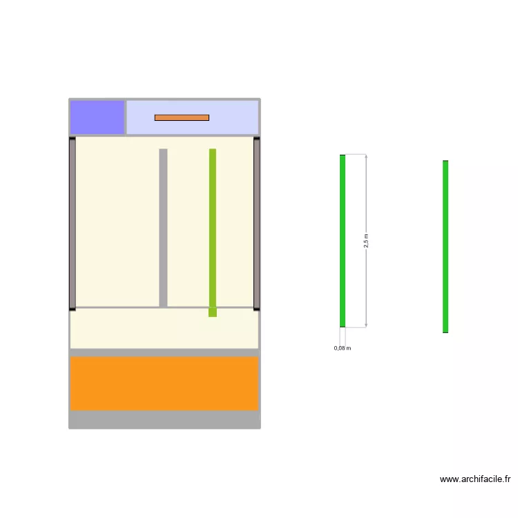 CHEVRERIE. Plan de 