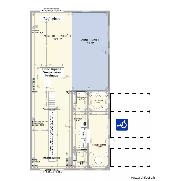 CCT VL BEURLAY. Plan de 