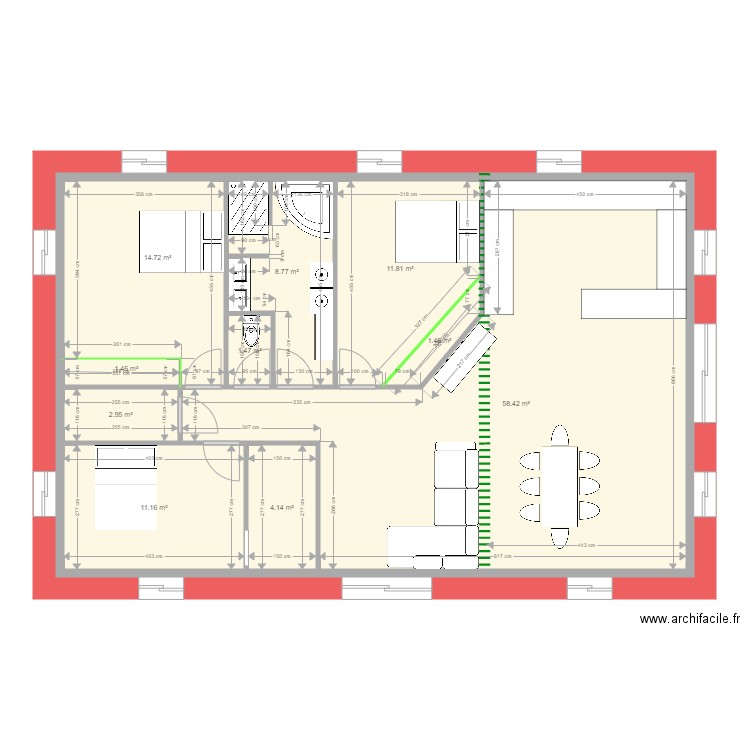 Gaufrèze. Plan de 0 pièce et 0 m2