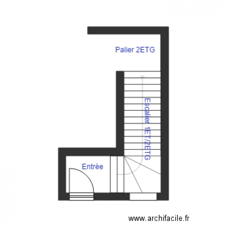 HAUSSMANN IMMO 1ETG. Plan de 0 pièce et 0 m2