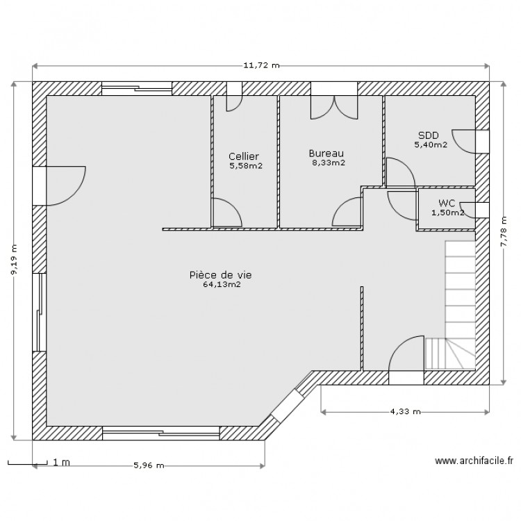 Plan. Plan de 0 pièce et 0 m2