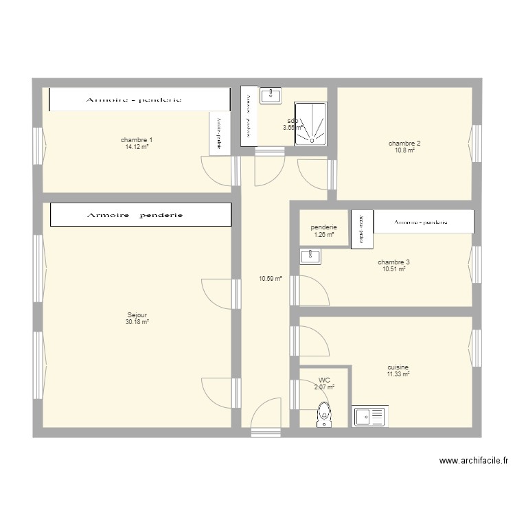 fontenay v2. Plan de 0 pièce et 0 m2