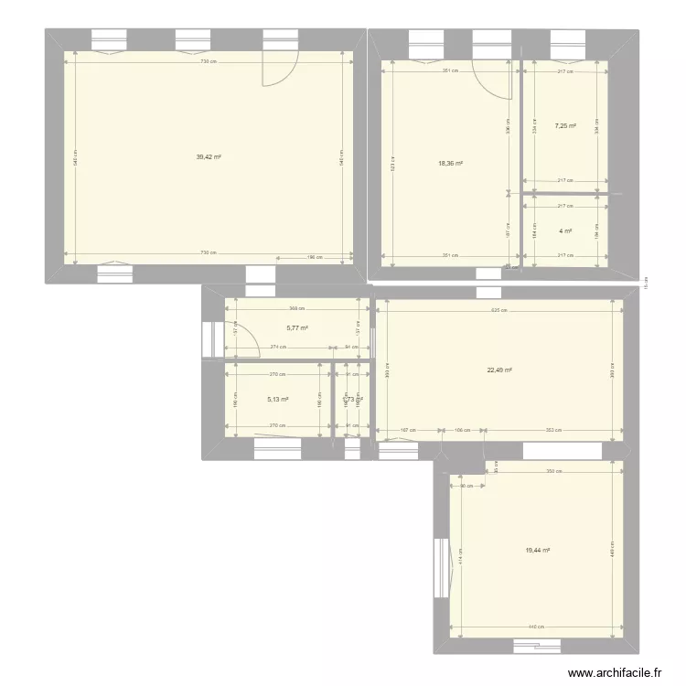 Plan initial Carbon blanc. Plan de 