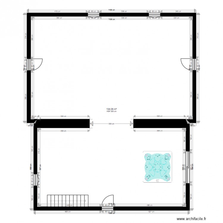 pièce détente. Plan de 0 pièce et 0 m2