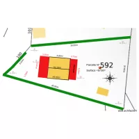 plan de masse 3D                                                         chalet 100