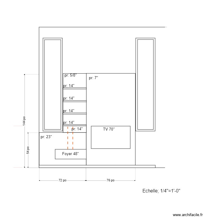 katherine Salon. Plan de 0 pièce et 0 m2