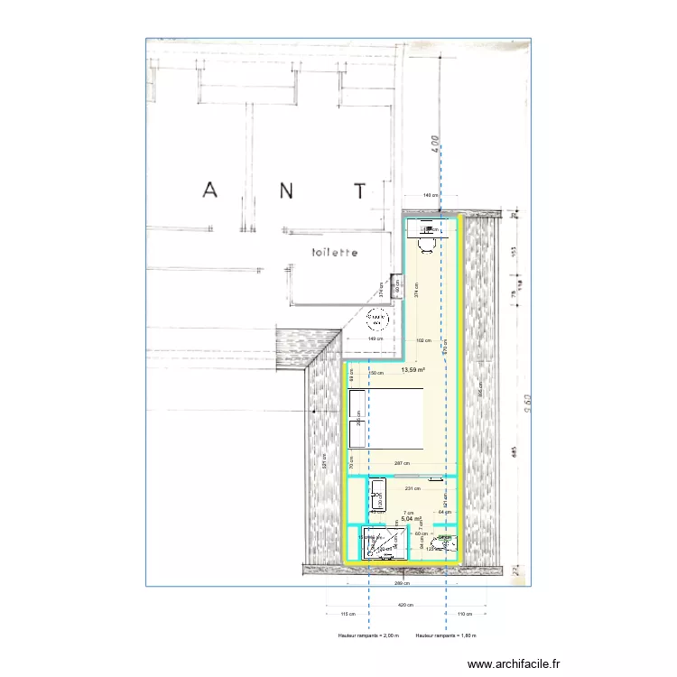 ORLIAC SDB N1 V3. Plan de 