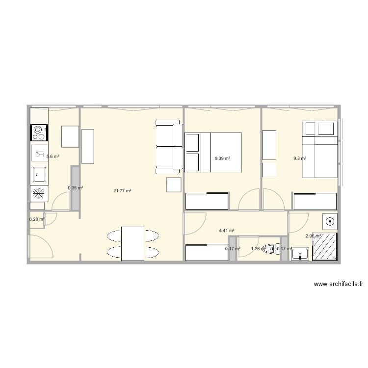 B55 bis. Plan de 0 pièce et 0 m2