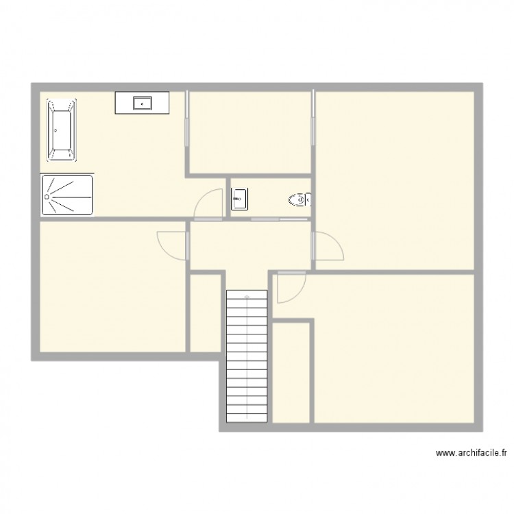 maison 2 étage garage double a gauche. Plan de 0 pièce et 0 m2