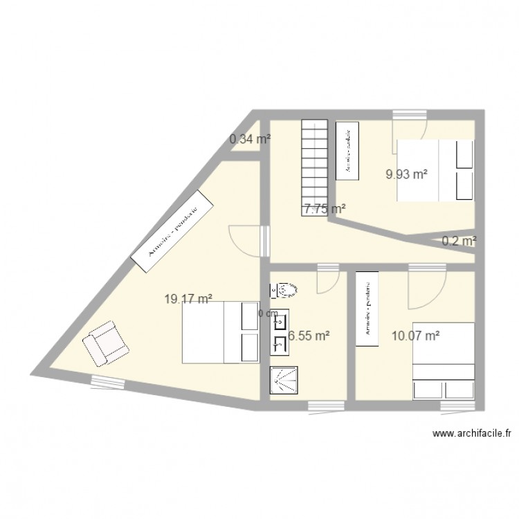 av observatoire v5. Plan de 0 pièce et 0 m2