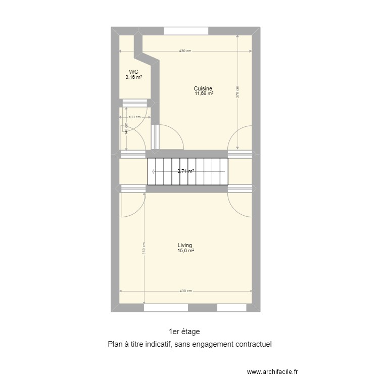 clinique 21 et premier étage . Plan de 0 pièce et 0 m2